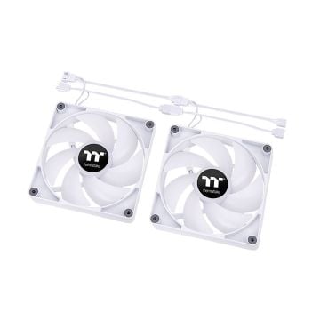 Thermaltake CT140 ARGB Sync PC Cooling Fan White 2-pack - Ventilator
