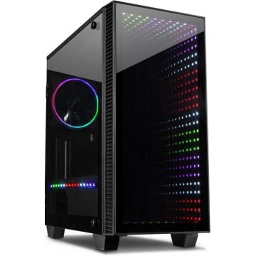 Inter-Tech Geh X-608 Infinity Micro met 1x120mm RGB-koeler