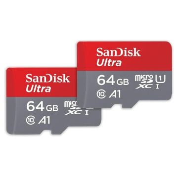 SanDisk Ultra microSDXC 64GB 2-Pack - Flashgeheugenkaart