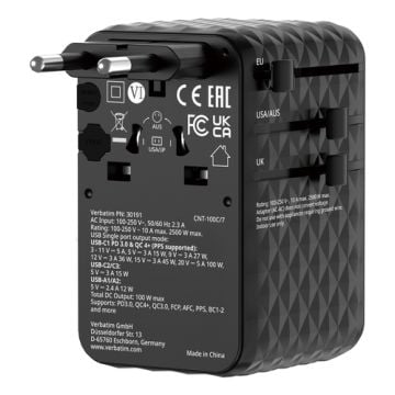 Verbatim Charge 'n' Travel - Universele Reisadapter