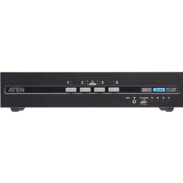4-Port USB - 4K DVI Dual Display SecureKVM Switch with Card Reader (PSD PP V4.0 Compliant)
