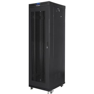 LANBERG EINBAUSCHRANK 19" 42U 600X800 SCHWARZ LCD PERFORIERT