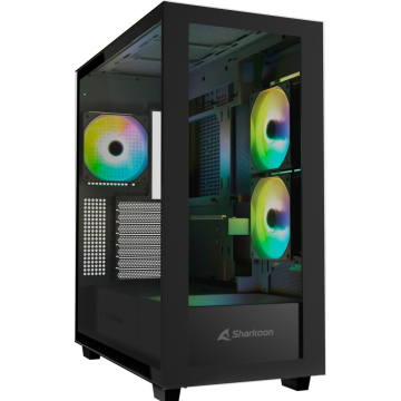 Sharkoon Rebel C60 Black - Midtowermodel
