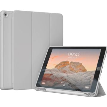 Accezz Smart Silicone Bookcase iPad 6 (2018) 9.7 inch / iPad 5 (2017) 9.7 inch - Grijs