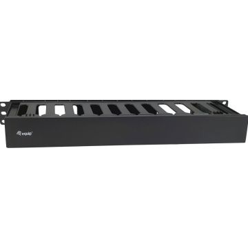 Equip 19"" Kabelmanagement Panel abnehmbare Heckplatte zwart