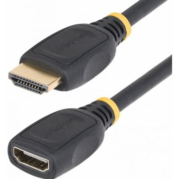 StarTech.com 18in HDMI 2.0 Extension Cable, 4K 60Hz, MF - High Speed