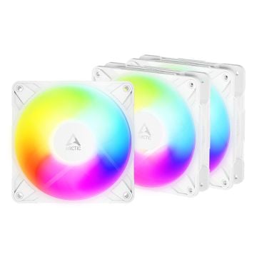 Arctic P12 Pro Reverse A-RGB White 3-pack - Ventilator