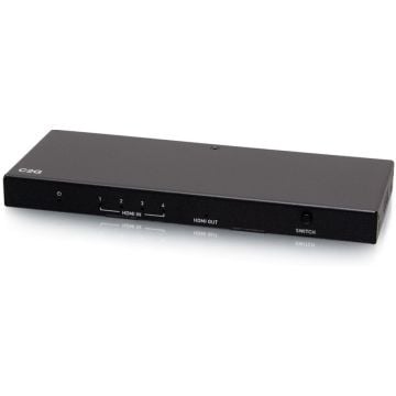 C2G 4-Port HDMI Switch - 4K HDMI Video Switch Box