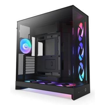 NZXT H9 Flow RGB+ (2025) Black - Behuizing
