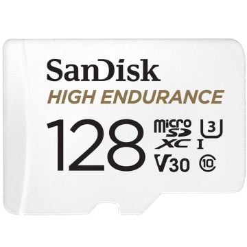 SanDisk High Endurance microSDHC V30 128GB - Flashgeheugenkaart