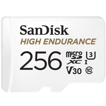 SanDisk High Endurance microSDHC V30 256GB - Flashgeheugenkaart