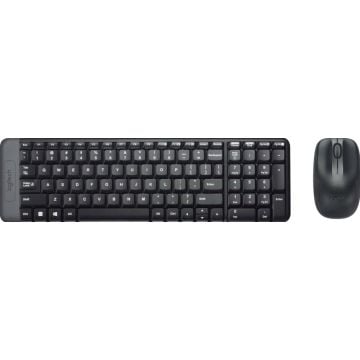 Logitech Wireless Combo MK220 - Toetsenbord en muis set