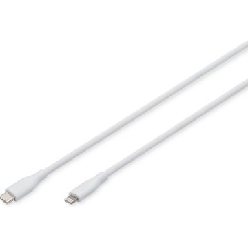 DIGITUS USB 2.0 aansluitkabel Type C-Lightning Silicon 0,5mW