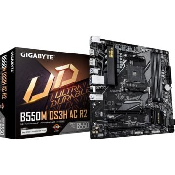 GIGABYTE B550M DS3H AC R2 - Moederbord