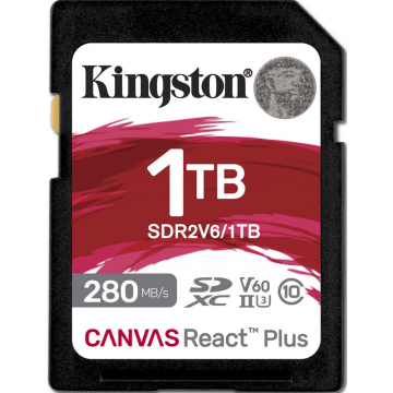 Kingston Canvas React Plus V60 1TB - Flashgeheugenkaart