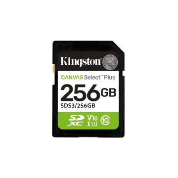 Kingston Canvas Select Plus Gen 3 256 GB - Flashgeheugenkaart