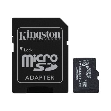 Kingston Industrial microSD 8GB Incl. SD-Adapter - Flashgeheugenkaart