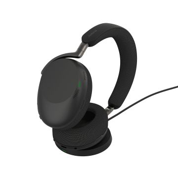 Jabra Evolve3 85 MS Stereo (Link390a) Black + Oplaadstandaard - Headset