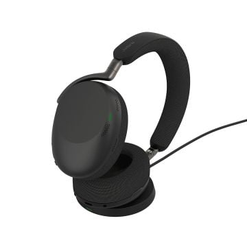 Jabra Evolve3 85 MS Stereo ( Link390c) Black + Oplaadstandaard - Headset