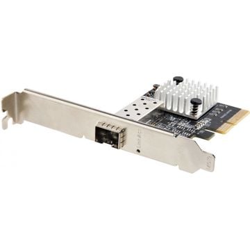 StarTech.com 10G PCIe SFP+ Netwerkkaart, Single SFP+ Port Netwerk Adapter, Open SFP+ voor MSA-Compliant ModulesDirect-Attach Kabels, 10 Gigabit Fiber NIC, PCI Express SFP+ Netwerkkaart (PEX10GSFP) - Netwerkadapter