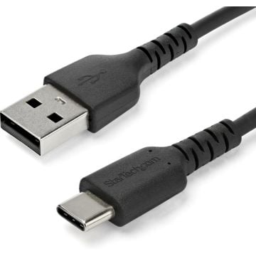 StarTech.com 1m USB A to USB C Charging Cable - Durable Fast Charge & Sync USB 2.0 to USB Type C Data Cord