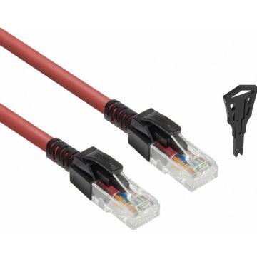 CAT6A U/UTP LOCK RD 3.00M. 1 stk