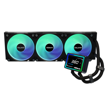 Asrock Challenger 360 Digital Black - Waterkoeler