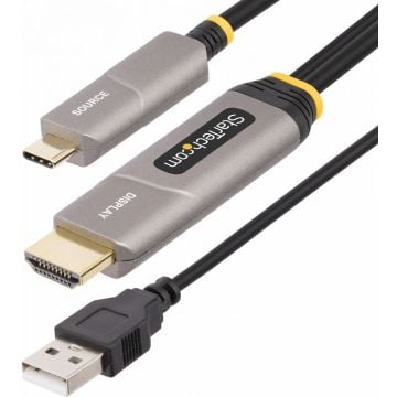 StarTech.com 30ft (9.15m) USB-C to HDMI 2.0 Active Optical Cable, 4K 60Hz - HDMI-kabel