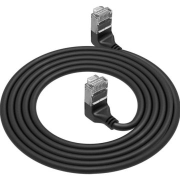 CAT6A UFTP SL U/U-ANG BK 5.00M. 1 stk