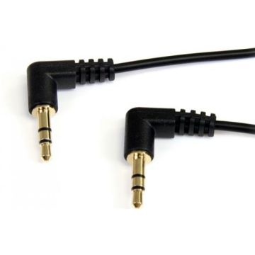 StarTech.com 1,8 m slanke 3,5 mm rechtshoekige stereoaudiokabel - MM