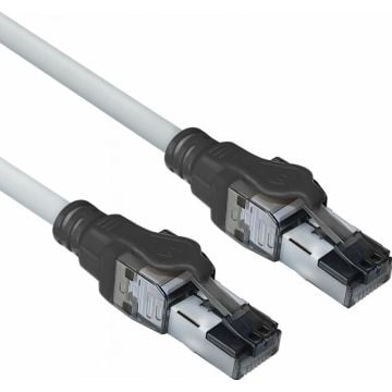 CAT6A S/FTP IDC LSZH GY 1.00M. 1 stk