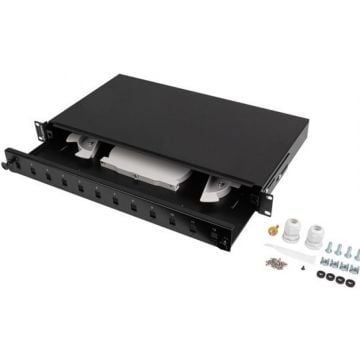 Lanberg 19" 1U FIBER PATCH PANEL 12XSC SIMPLEX / 12XLC DUPLE