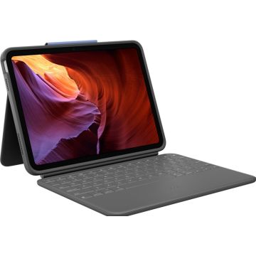 Logitech Rugged Folio - Toetsenbord en foliobehuizing