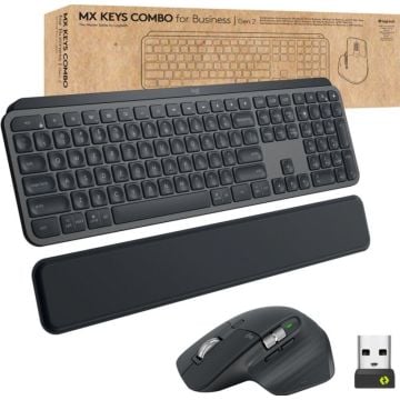 Logitech MX Keys Combo for Business - Toetsenbord en muis set