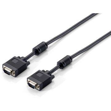 Equip 118815 HDB15 3+7 Cable, 28AWG, OD: 7mm, 15m, with ferrite