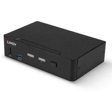 Lindy 2 Port DisplayPort 1.4 USB 3.0 KWM switch