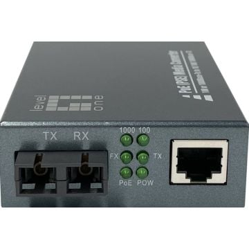 LevelOne Konverter GVT-2014 10/100/1000T>RJ45 to PSE