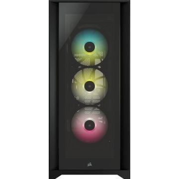 Corsair iCUE 5000X RGB Black - Midtowermodel