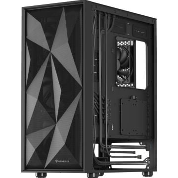 Genesis Behuizing DIAXID 605F met Sichtfenster zwart