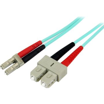 StarTech.com 1m Fiber Optic Cable - 10 Gb Aqua