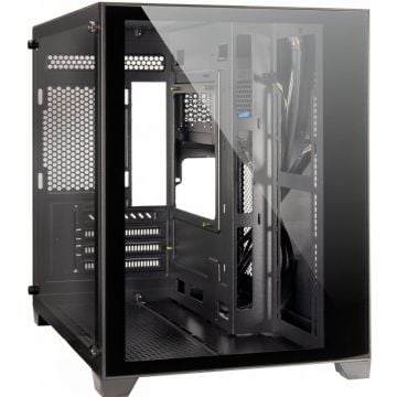 Inter-Tech Gaming-Behuizing Micro-ATX C-501 Aspect zwart