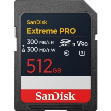SanDisk Extreme Pro SD UHS-II-kaart (V90) 512GB - Flashgeheugenkaart