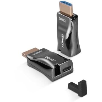 LINDY 300m HDMI 4K60 Fiber Optic Dongle extender