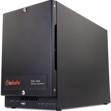 IoSafe 224+ NAS HDD 12TB (6TBx2),mem 6GB(2GB+4GB),2YR DRS,EU