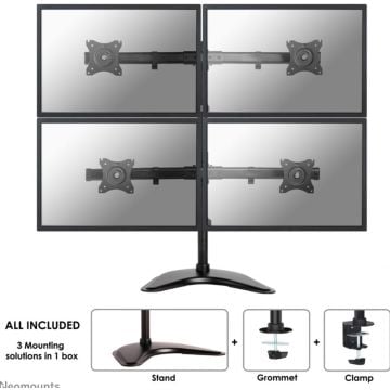 Neomounts NM-D335D4 - Monitorarm voor 4 schermen