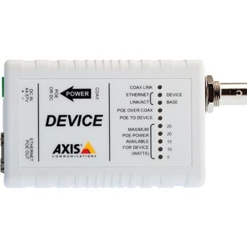 AXIS T8642 Ethernet Over Coax Device Unit PoE+ - Media-omzetter