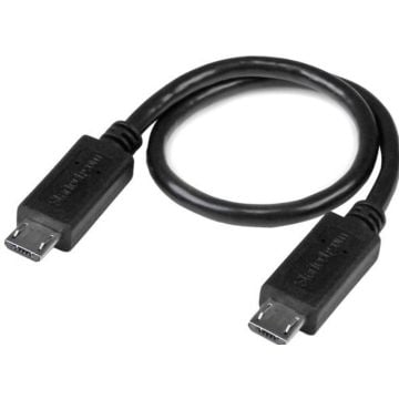 StarTech.com 20 cm USB OTG kabel - Micro USB naar Mini USB