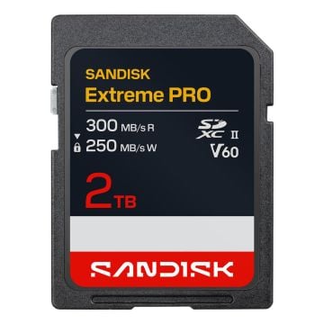 Sandisk Extreme Pro SDXC UHS-II V60 2TB - Flashgeheugenkaart