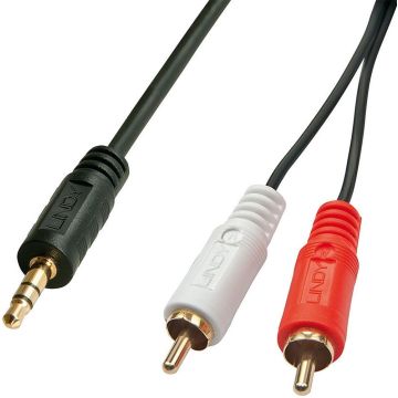 LINDY 10m Premium Phono To 3.5mm Cable