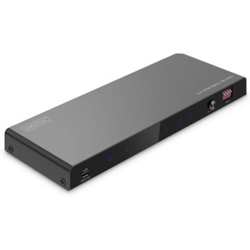 DIGITUS Splitter HDMI 1x4 8K/60Hz Toslink,Stereo,EDID Contr.